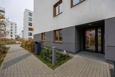 Budynek, w którym mieści się apartament
