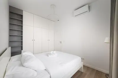 Łóżko lub łóżka w pokoju w obiekcie Pieskowa Skała 15 Residence Apartment by BookingHost