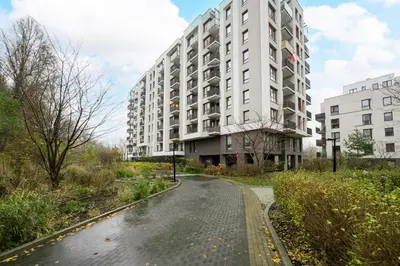 Budynek, w którym mieści się apartament