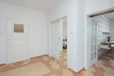 Plan piętra w obiekcie Family Apartment with Balcony and Remote Work in Warsaw by Noclegi Renters