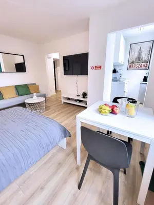 Telewizja i/lub zestaw kina domowego w obiekcie Top CityCenter Modern Nowogrodzka