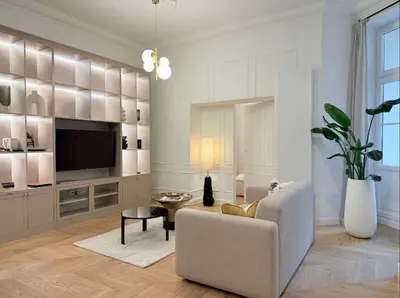 Telewizja i/lub zestaw kina domowego w obiekcie Luxury Residence Prime Location Parking