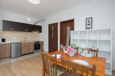 Kuchnia lub aneks kuchenny w obiekcie Obywatelska Comfort Apartment by Solarento