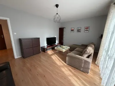 Część wypoczynkowa w obiekcie Metro Kondratowicza Apartment Malborska Targówek Warsaw