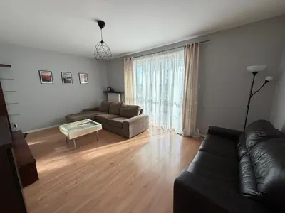 Część wypoczynkowa w obiekcie Metro Kondratowicza Apartment Malborska Targówek Warsaw