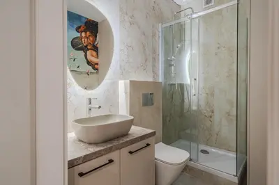 Łazienka w obiekcie Złota 7 Apartment