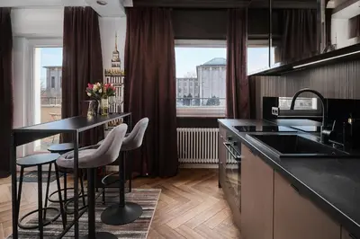 Kuchnia lub aneks kuchenny w obiekcie Mià Warsaw - Narodowy