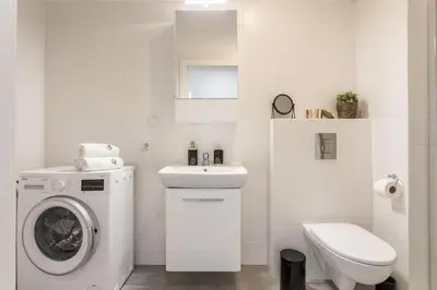 Łazienka w obiekcie Urban Chic - Warsaw Center - 3 Bedrooms - Pereca Residence
