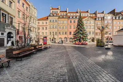 Budynek, w którym mieści się apartament