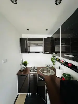 Kuchnia lub aneks kuchenny w obiekcie Ciasna Old Town Apartment