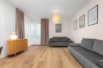 Część wypoczynkowa w obiekcie Apartament Jeziorańskiego by Your Freedom