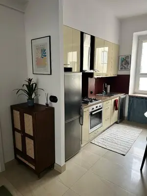 Kuchnia lub aneks kuchenny w obiekcie Apartament Konopczyńskiego