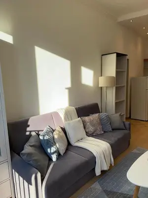Część wypoczynkowa w obiekcie Spacious 2 bedroom Apartment in Warsaw Centre, Fast Wi-Fi, Self Check In, Family & Work Friendly
