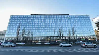 Budynek, w którym mieści się apartament