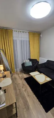 Część wypoczynkowa w obiekcie Apartament Blue 4 pokojowy z ogródkiem