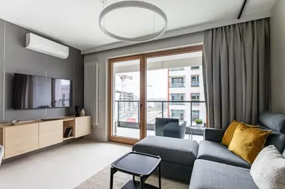 Telewizja i/lub zestaw kina domowego w obiekcie P&O Serviced Apartments Towarowa Square