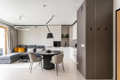 Kuchnia lub aneks kuchenny w obiekcie P&O Serviced Apartments Towarowa Square