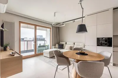Telewizja i/lub zestaw kina domowego w obiekcie P&O Serviced Apartments Towarowa Square
