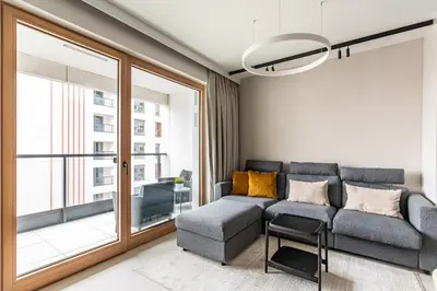 Część wypoczynkowa w obiekcie P&O Serviced Apartments Towarowa Square