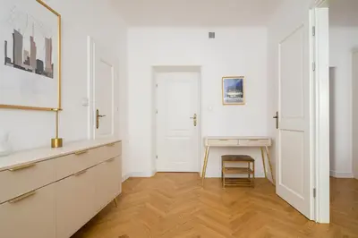 Plan piętra w obiekcie Powiśle Riverside Apartment by BookingHost