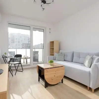 Stylish Apartment Habicha with Air Conditioning and Underground Parking by Noclegi Renters
