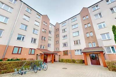 Budynek, w którym mieści się apartament