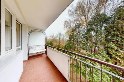 Balkon lub taras w obiekcie Cozy Stay Mokotow Apartment With Balcony