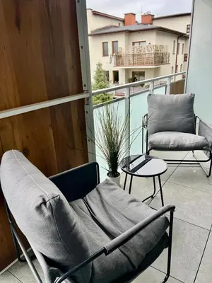 Balkon lub taras w obiekcie SPV Rentals Pileckiego 59 lokal 258 Ursynów
