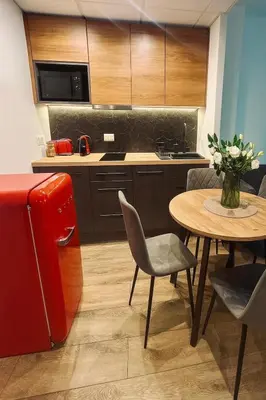Kuchnia lub aneks kuchenny w obiekcie SPV Rentals Pileckiego 59 lokal 258 Ursynów
