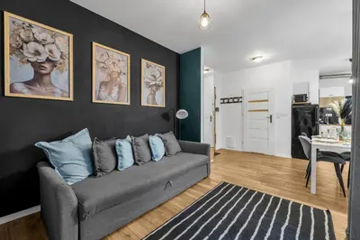 Kuchnia lub aneks kuchenny w obiekcie Warsaw Bemowo Apartment - Terrace, Bus Stop nearby - by Rentujemy