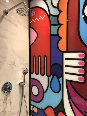Łazienka w obiekcie Apartamenty Wiejska 9