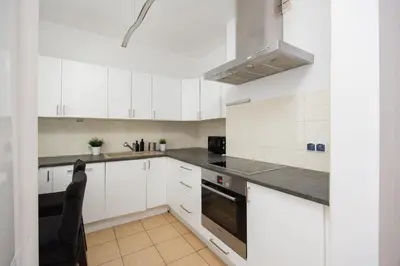 Kuchnia lub aneks kuchenny w obiekcie Apartament Branickiego