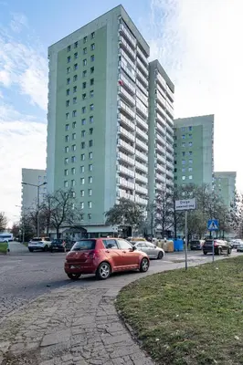 Budynek, w którym mieści się apartament
