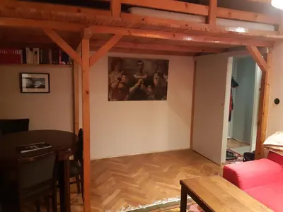 Część wypoczynkowa w obiekcie Wolność Centrum Apartament 2 poziomowy