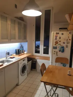 Kuchnia lub aneks kuchenny w obiekcie Wolność Centrum Apartament 2 poziomowy