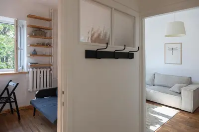 Część wypoczynkowa w obiekcie Muranów Apartment