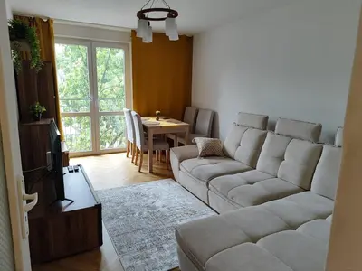 Część wypoczynkowa w obiekcie Family Apartment Just 4 you