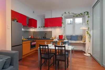 Kuchnia lub aneks kuchenny w obiekcie LYNA Home Gold - Light Residence