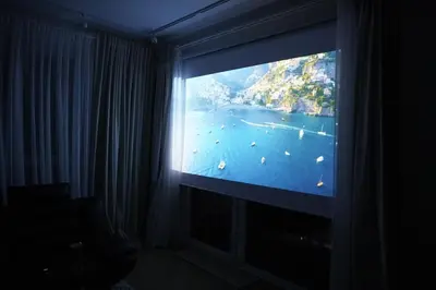Telewizja i/lub zestaw kina domowego w obiekcie Cosy Modern Flat - Balcony & Cinema