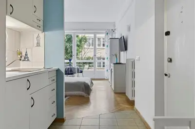 Plan piętra w obiekcie Aleja Przyjaciol Warsaw Apartment by Solarento