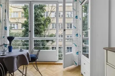 Plan piętra w obiekcie Aleja Przyjaciol Warsaw Apartment by Solarento