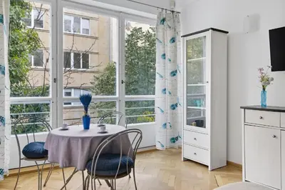 Plan piętra w obiekcie Aleja Przyjaciol Warsaw Apartment by Solarento