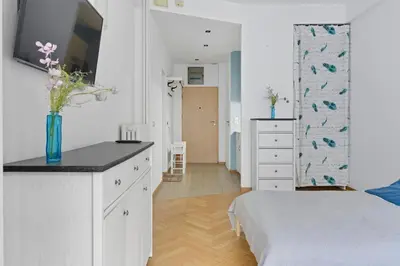 Plan piętra w obiekcie Aleja Przyjaciol Warsaw Apartment by Solarento