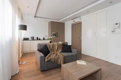 Część wypoczynkowa w obiekcie Close-Urban Apartaments - Great Location - City Center - Wronia В