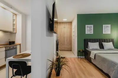 Łóżko lub łóżka w pokoju w obiekcie Urban Apartaments - Great Location - City Center - Towarowa А