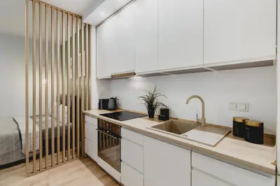 Kuchnia lub aneks kuchenny w obiekcie Urban Apartaments - Great Location - City Center - Towarowa В