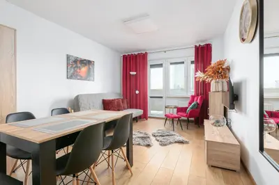 Część wypoczynkowa w obiekcie RentPlanet - Apartament Chałubińskiego