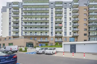Budynek, w którym mieści się apartament