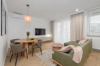 Telewizja i/lub zestaw kina domowego w obiekcie ShortStayPoland Jagiellońska Premium P6