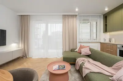 Telewizja i/lub zestaw kina domowego w obiekcie ShortStayPoland Jagiellońska Premium P6